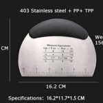 Dough Scraper and Chopper Stainless Steel - Image 2