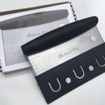 Dough Scraper and Chopper by Checkered Chef. Multi Purpose Pastry Cutter, Icing Smoother, Bench Scraper. Stainless Steel with Plastic Cover. - Image 7