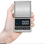 Digital Precision Gram Scale, 0.001oz/0.01g 500g Mini Pocket Scale, Portable Electronic Weight Jewelry Scales, Tare, Auto Off, Stainless Steel, White Backlit Display(Battery Included) - Image 2