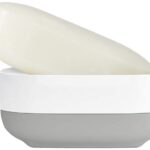Slim Compact Soap Dish Grey/White - Image 3