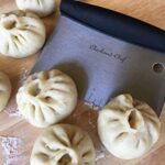 Dough Scraper and Chopper by Checkered Chef. Multi Purpose Pastry Cutter, Icing Smoother, Bench Scraper. Stainless Steel with Plastic Cover. - Image 5