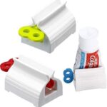 Rolling Tube Toothpaste Squeezer Toothpaste Seat Holder Stand Rotate Toothpaste Dispenser for Bathroom(Red, Blue and Green) - Image 4