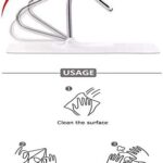 8 Pack Wall Hooks, Transparent Reusable Seamless Hooks 13lb Max, Waterproof Oilproof for Bathroom Kitchen Heavy Duty Self Adhesive - Image 7