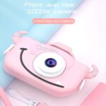 Kids Camera Front and Rear Dual Cameras 2000W 1080P HD 32G SD Card 2.0'' Screen Rechargeable Video Camcorder Birthday/Christmas/New Year Toy Gifts for 3 12 Year Old Girls Boys - Image 2