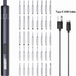 Electric Screwdriver, Adjustable 8 Speed Torque Rechargeable 18 in 1 Multi Function Magnetic Precision Power Screwdriver Repair Tool Kit for iPhone, Watch, Laptop, Cordless Screwdriver - Image 4