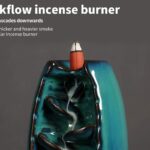 Incense Burner Waterfall Backflow Smoke Mountain Ceramic Cone Holder + 10 Cones - Image 4