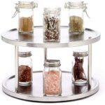 79254 Lazy Susan, 2 Tier, Brushed Stainless Steel - Image 2