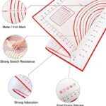 Large Silicone Baking Mat 60cm x 40cm Reusable Non Stick Dough Mat with Measurement for Pastry Rolling and Other Recipes & Desserts - Image 4