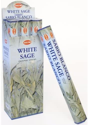 Incense Stick Bulk White Sage 240 Sticks 12 Packets Whole