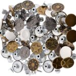 80 Sets 17mm Metal Jeans Button Replacement Kit Fastener Tack Buttons for Denim Jeans Pants Buttons Fix Repair - Image 3