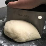 Dough Scraper and Chopper by Checkered Chef. Multi Purpose Pastry Cutter, Icing Smoother, Bench Scraper. Stainless Steel with Plastic Cover. - Image 3