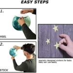 3D Glow in The Dark Stickers, 435pcs Luminous Dots Stars and Moon DIY Wall Stickers for Ceiling Or Walls, Glow Brighter and Longer Perfect for Kids Bedroom Living Room Decoration - Image 5