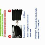 24 Pack Acoustic Foam Panels 2" X 12" X 12" Soundproofing Studio Foam Wedge Tiles Fireproof Ideal for Home & Studio Sound Insulation(24PCS, Black) - Image 5