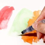 Water Brush Pens Water Colouring Brush Pens 6pcs for Water Soluble Colored Pencils, Water Color Water Base Markers, Powdered Pigment Watercolor Paints and Art Supplies - Image 6