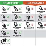 Replacement Ear Cushions for Bose Quiet Comfort 35 , QuietComfort 35 II (QC35 II) Headphones, Complete with QC35 Shaped Scrims with 'L and R' Lettering QC2 QC15 QC25 Sound True Ear Pads(QC35) - Image 7