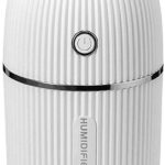Air Humidifier, 300ml USB Desk Humidifiers, Car Diffuser, Whisper Quiet Operation, Night Light Function, Two Spray Modes,Auto Shut Off for Bedroom, Babies Room, Office, Home