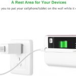 Wall Mount Phone Holder with Adhesive Strips, Charging Holder for iPhone, iPad and More Other Smartphone and Tablet - Image 2