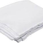 2pcs Silk Pillowcase Standard 50×75CM Silky Soft & Wrinkle Free Pure Color Silk Pillow Case Without Zipper(White) - Image 3