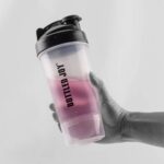 Protein Shaker Bottle with Power Storage 24 OZ Mixer Cups 2 Pack Soccer Shape Mixing, No Blending Ball or Whisk Needed, BPA Free - Image 7