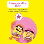 A7924 Play Doh Super Colour Pack inc 20 Tubs of Dough sensory and educational craft toys for kids, boys, girls Ages 2+, Yellow, 20 pack - Image 5