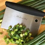 Dough Scraper and Chopper by Checkered Chef. Multi Purpose Pastry Cutter, Icing Smoother, Bench Scraper. Stainless Steel with Plastic Cover. - Image 2