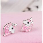 Cat Women Stud Earrings Jewellery,Handmade Earring for Mens Girls Kids(Black) - Image 6