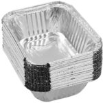 30PK Lemon & Lime 14x12cm BBQ/Oven Cooking/Food Storage Foil Container w/Lid - Image 3