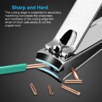 Manicure Pedicure Set Nail Clippers,20 Pieces Stainless Steel Manicure Kit, Professional Grooming Kit, Nail Tools with Luxurious Travel Case(silver) - Image 7