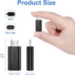 USB C Adapter, Micro USB (Male) to Type C Adapter for Samsung Galaxy S7 / S7 Edge and More, Pack of 2(Female) - Image 2