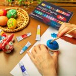 Acrylic Paint Set 30 x12ml Tubes Artist Quality Non Toxic Rich Pigments Colors Great For Kids Adults Professional Painting on Canvas Wood Clay Fabric Ceramic Crafts - Image 5