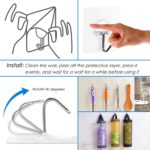Plastic Bag Holder, 4 Pcs Household Foldable Breathable Hanging Mesh Garbage Bags Organizer with 4 Pcs Hook Hanger for Home and Kitchen Black/Yellow/Grey - Image 4