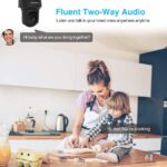 WiFi IP Camera, VStarcam 1080P Wireless Surveillance Security Camera, Night Vision Motion Detection Remote Baby Cam for Indoor Two Way Audio and Multi Users Home Security Monitoring - Image 2