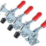 4Pcs Hand Tool Toggle Clamp 201B Antislip Red Horizontal Clamp 201 B Quick Release Tool for Woodworking - Image 4