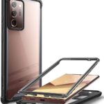 Ares Designed for Samsung Galaxy Note 20 Ultra Case, Dual Layer Rugged Clear Case Without Screen Protector(Black)