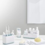 Slim Compact Soap Dish Blue/White - Image 6