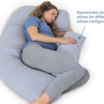 PharMeDoc Pregnancy Pillow U Shape Full Body Pillow Maternity Support Detachable Extension(with Travel/Storage Bag) - Image 3