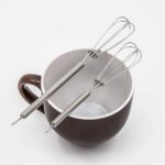 4 Pack Mini Wire Kitchen Whisks Small Egg Whisk Gravy Sauce Mini Whisk Silver Each of 2PCS 5 Inches and 7 Inches - Image 3