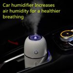 Air Humidifier, 300ml USB Desk Humidifiers, Car Diffuser, Whisper Quiet Operation, Night Light Function, Two Spray Modes,Auto Shut Off for Bedroom, Babies Room, Office, Home - Image 5