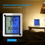 Indoor Outdoor Thermometer, Digital Hygrometer Thermometer with 3 Sensor, Humidity Monitor Wireless with Touchscreen Backlighty, Humidity Gauge for Home, Office, Baby Room - Image 4