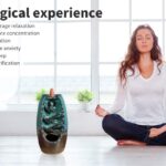 Incense Burner Waterfall Backflow Smoke Mountain Ceramic Cone Holder + 10 Cones - Image 3