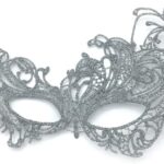 iMapo Women's Masquerade Party Masks, Sexy Lace Mardi Gras Mask for Lady Girls, Opera Halloween Dancing Evening Party Elegant Eye Mask Silver - Image 4