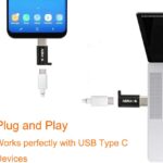 USB C to Micro USB Adapter, Type C Convert to Micro USB (Female) with Keychain Sync and Charging Cable for New MacBook, Samsung Galaxy Note 8, Google Pixel 2 XL and More (Pack of 6)(Male) - Image 2