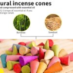 Incense Burner Waterfall Backflow Smoke Mountain Ceramic Cone Holder + 10 Cones - Image 5