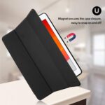 ProCase iPad 10.2 8th Gen 2020 / 7th Generation 2019 with Pencil Holder, Flexible Soft TPU Back Cover Ultra Slim Lightweight Stand Protective Case for Apple iPad 8/7 Black - Image 7