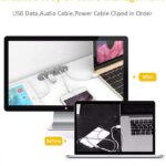 Cable Clips Cord Management Organizer, 3 Packs Adhesive Hooks, Wire Cord Holder Power Cords Charging Accessory Cables, Mouse Cable, PC, Office Home … (Gray)(7 Slots, 5 Slots 3 Slots) - Image 7