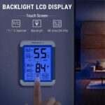 TP55 Digital Hygrometer Thermometer Indoor Humidity Temperature Monitor with Large LCD Display and Backlight - Image 3