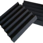 24 Pack Acoustic Foam Panels 2" X 12" X 12" Soundproofing Studio Foam Wedge Tiles Fireproof Ideal for Home & Studio Sound Insulation(24PCS, Black) - Image 4