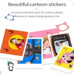 Kids Camera Front and Rear Dual Cameras 2000W 1080P HD 32G SD Card 2.0'' Screen Rechargeable Video Camcorder Birthday/Christmas/New Year Toy Gifts for 3 12 Year Old Girls Boys - Image 5