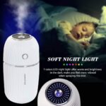 Air Humidifier, 300ml USB Desk Humidifiers, Car Diffuser, Whisper Quiet Operation, Night Light Function, Two Spray Modes,Auto Shut Off for Bedroom, Babies Room, Office, Home - Image 3