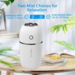 Air Humidifier, 300ml USB Desk Humidifiers, Car Diffuser, Whisper Quiet Operation, Night Light Function, Two Spray Modes,Auto Shut Off for Bedroom, Babies Room, Office, Home - Image 4